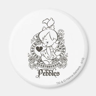 PEBBLES™ Heartbreaker B&W Magneet