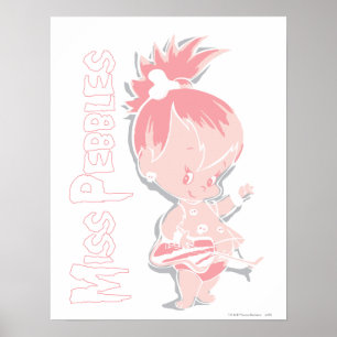 PEBBLES™ in roze Poster