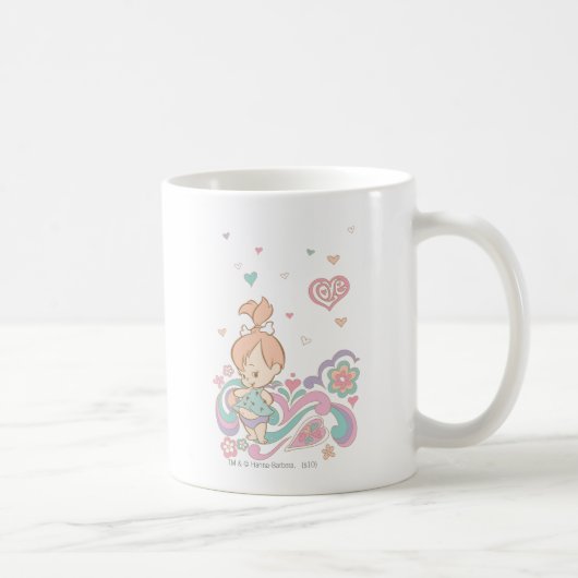 PEBBLES™ Love Swirls Koffiemok (Rechts)