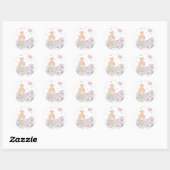 PEBBLES™ Love Swirls Ronde Sticker (Vel)