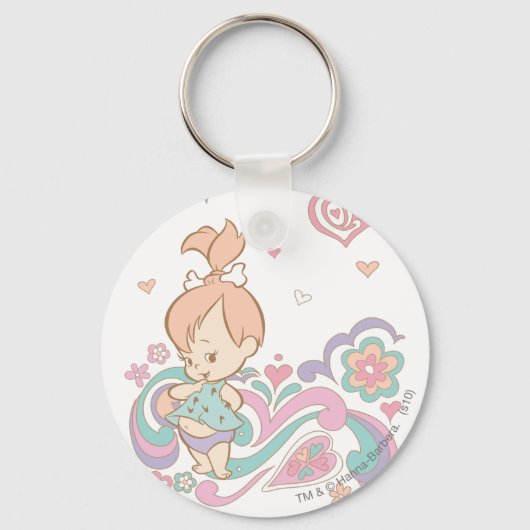 PEBBLES™ Love Swirls Sleutelhanger (Voorkant)