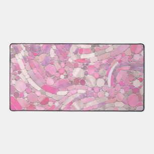 Pebbles Mosaic Art - Roos Blush Pink Bureaumat