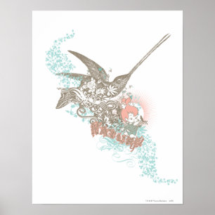PEBBLES™ Natuur Girl Poster