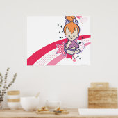 PEBBLES™ op roze regenboog Poster (Keuken)
