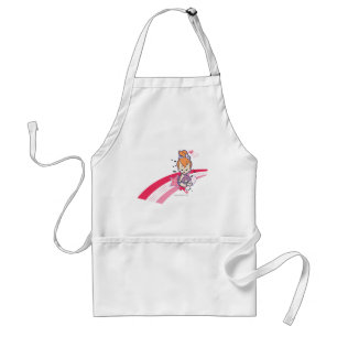 PEBBLES™ op roze regenboog Standaard Schort