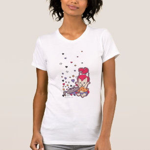 PEBBLES™ Paars hart T-shirt