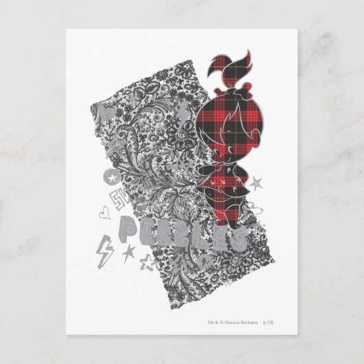 PEBBLES™ Punk geplakt Briefkaart (Voorkant)