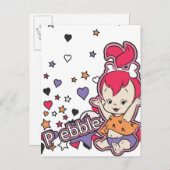 PEBBLES™ Purple Heart Briefkaart (Voorkant / Achterkant)
