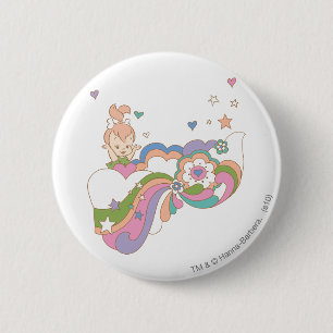 PEBBLES™ Rainbow Cloud Ronde Button 5,7 Cm