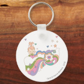 PEBBLES™ Rainbow Cloud Sleutelhanger (Voorkant)