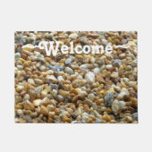 Pebbles River rocks Spiegeland Welcome Doormat Deurmat (Voorkant)