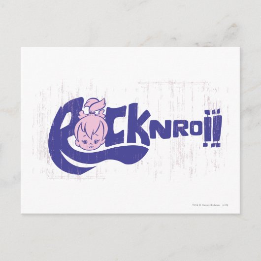 PEBBLES™ Rock N Roll Briefkaart (Voorkant)