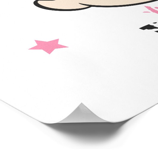 PEBBLES™ sterren en hart Poster (Hoek)