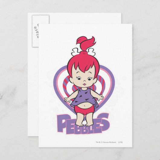 PEBBLES™ van Bedrock Briefkaart (Voorkant / Achterkant)