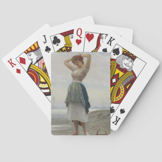 Pebbles verzamelen op het strand pokerkaarten (Achterkant)