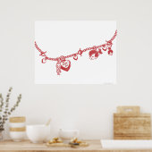 PEBBLES™-vriendschapsketen Poster (Keuken)