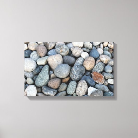 Pebbles Wall Art Canvas Afdruk (Voorkant)