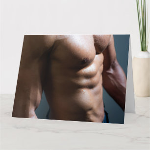 Pec Perfection Hot Guy - Carte de voeux