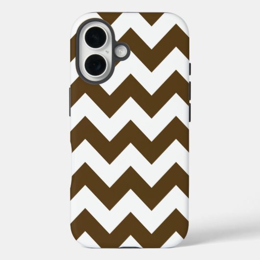 Pecan Neutrale Chevrons Case-Mate iPhone Case (Achterkant)