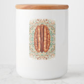 Pecan Nut, Sticker pour le Conteneur alimentaire p (Devant)