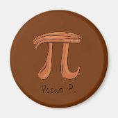 Pecan Pi Cute Math Pi Day Magnet (Devant)