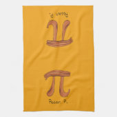 Pecan Pi Cute Math Pi Day Pie Cuisine Serviette de (Vertical)