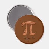 Pecan Pi Cute Wiskunde Pi Day Magnet Magneet (Voorkant / Achterkant)