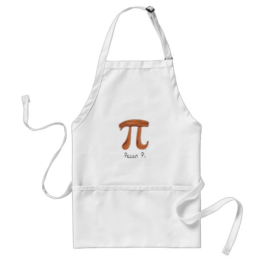Pecan Pi Cute Wiskunde Pi Day Pie Baking Schort (Voorkant)