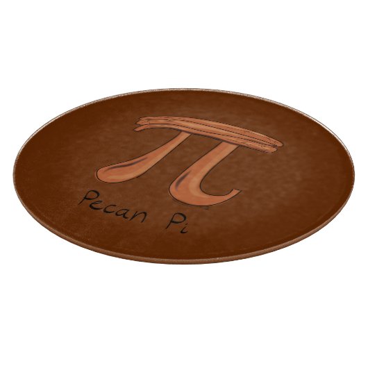 Pecan Pi Cute Wiskunde Pi Day Pie Cutting Board Snijplank (Hoek)