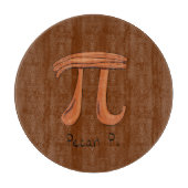 Pecan Pi Cute Wiskunde Pi Day Pie Cutting Board Snijplank (Voorkant)