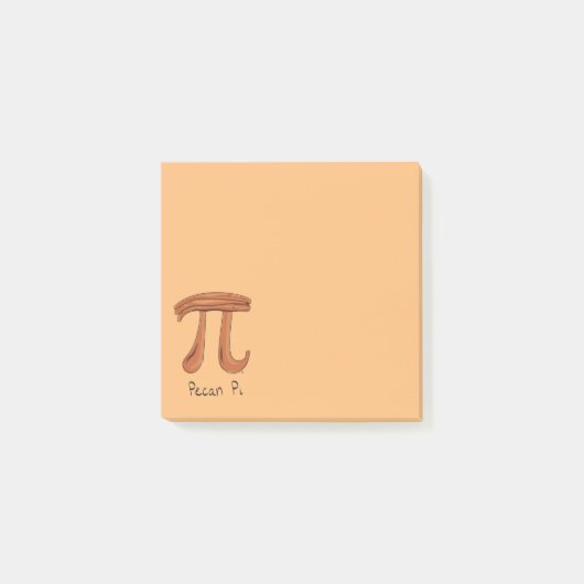 Pecan Pi Symbool Wiskunde Leerlingenstoel Kinder Post-it® Notes (Voorkant)