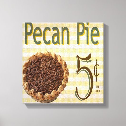 Pecan Pie Canvas Afdruk (Voorkant)