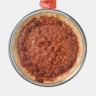 Pecan Pie Eten Foto Kerstmis Metalen Ornament