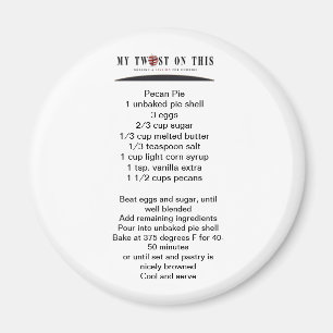 Pecan Pie Magnet ™ Magneet