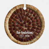 Pecan Pie Pie Baker gepersonaliseerd Metalen Ornament (Voorkant)