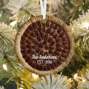 Pecan Pie Pie Baker gepersonaliseerd Metalen Ornament