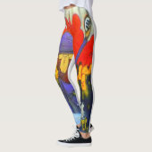Pecan Pie Street Art Revolution Leggings (Links)