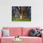 Pecanboomgaard - Matteüs 12:33 Canvas Afdruk (Insitu (Woonkamer))