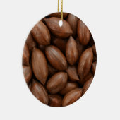Pecannoten Keramisch Ornament (Rechts)