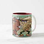 Pecans Mug de café à deux tons (Devant droit)