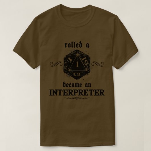 Pech Roll Interpreter T-shirt (Design voorkant)