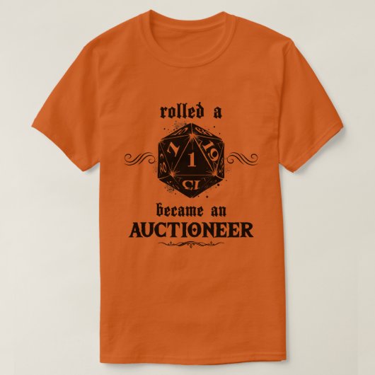 Pech Roll Veilingmeester T-shirt (Design voorkant)