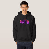 Pêche146 2,0 rose sweat - shirt à capuche (Devant entier)