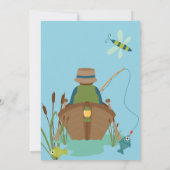 Pêche 2e anniversaire Boy O-fish-ally Invitation (Dos)