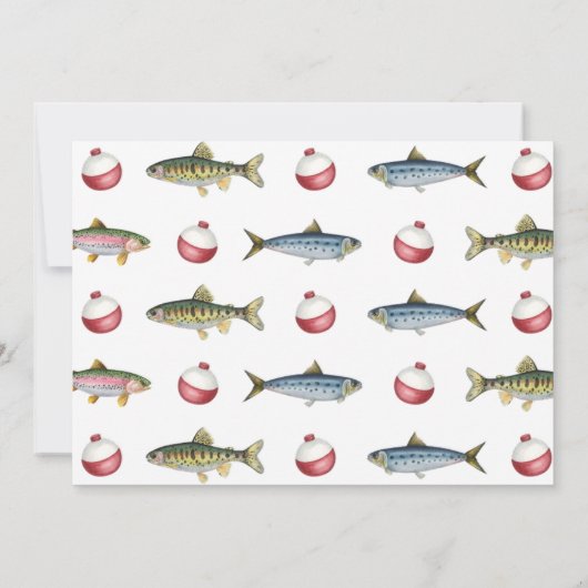 Pêche 2e anniversaire Invitation photo (Dos)