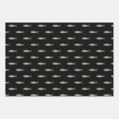 Pêche à la carpe moderne papier d'emballage motif (Devant 3)