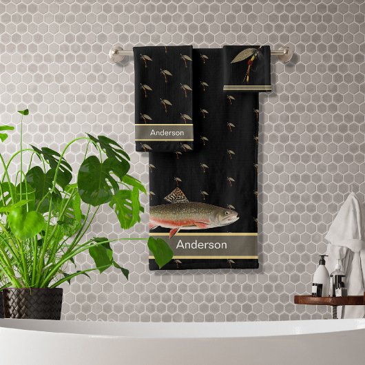 Pêche à la mouche des pêcheurs noirs et truite