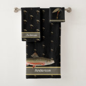 Pêche à la mouche des pêcheurs noirs et truite (En situation)