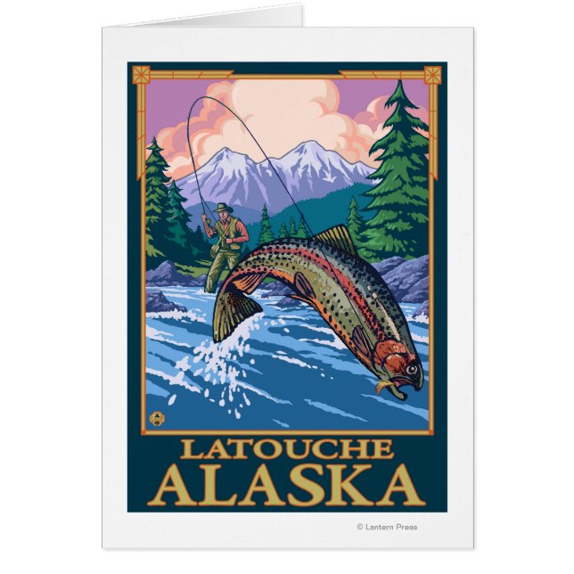Pêche à la mouche - Latouche, Alaska (Devant)