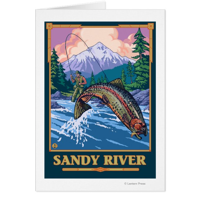 Pêche à la mouche - Sandy River, Oregon (Devant)